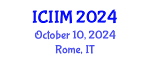 International Conference on Innovation and Information Management (ICIIM) October 10, 2024 - Rome, Italy