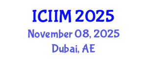 International Conference on Innovation and Information Management (ICIIM) November 08, 2025 - Dubai, United Arab Emirates