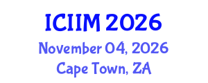 International Conference on Innovation and Information Management (ICIIM) November 04, 2026 - Cape Town, South Africa