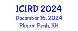 International Conference on Innovation and Regional Development (ICIRD) December 16, 2024 - Phnom Penh, Cambodia
