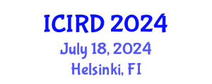 International Conference on Innovation and Regional Development (ICIRD) July 18, 2024 - Helsinki, Finland