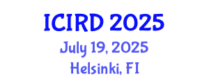 International Conference on Innovation and Regional Development (ICIRD) July 19, 2025 - Helsinki, Finland