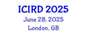 International Conference on Innovation and Regional Development (ICIRD) June 28, 2025 - London, United Kingdom