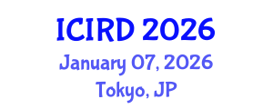 International Conference on Innovation and Regional Development (ICIRD) January 07, 2026 - Tokyo, Japan