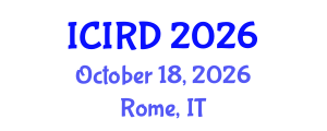 International Conference on Innovation and Regional Development (ICIRD) October 18, 2026 - Rome, Italy