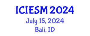 International Conference on Innovation, Entrepreneurship and Strategic Management (ICIESM) July 15, 2024 - Bali, Indonesia