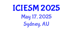 International Conference on Innovation, Entrepreneurship and Strategic Management (ICIESM) May 17, 2025 - Sydney, Australia