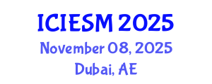 International Conference on Innovation, Entrepreneurship and Strategic Management (ICIESM) November 08, 2025 - Dubai, United Arab Emirates
