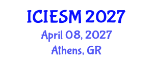 International Conference on Innovation, Entrepreneurship and Strategic Management (ICIESM) April 08, 2027 - Athens, Greece International Conference on Innovation, Entrepreneurship and Strategic Management (ICIESM) April 08, 2027 - Athens, Greece