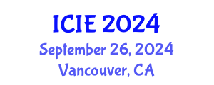 International Conference on Innovation in Education (ICIE) September 26, 2024 - Vancouver, Canada