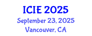 International Conference on Innovation in Education (ICIE) September 23, 2025 - Vancouver, Canada