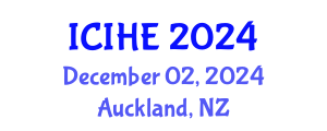 International Conference on Innovation in Higher Education (ICIHE) December 02, 2024 - Auckland, New Zealand