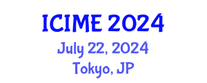 International Conference on Innovation, Management and Economics (ICIME) July 22, 2024 - Tokyo, Japan