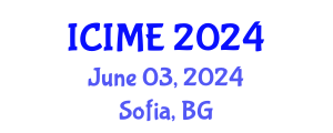 International Conference on Innovation, Management and Economics (ICIME) June 03, 2024 - Sofia, Bulgaria