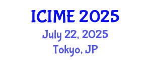 International Conference on Innovation, Management and Economics (ICIME) July 22, 2025 - Tokyo, Japan