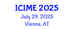 International Conference on Innovation, Management and Economics (ICIME) July 29, 2025 - Vienna, Austria