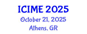 International Conference on Innovation, Management and Economics (ICIME) October 21, 2025 - Athens, Greece