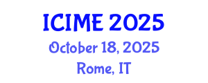 International Conference on Innovation, Management and Economics (ICIME) October 18, 2025 - Rome, Italy