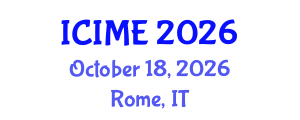 International Conference on Innovation, Management and Economics (ICIME) October 18, 2026 - Rome, Italy