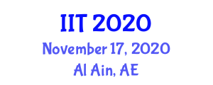 International Conference on Innovations in Information Technology (IIT) November 17, 2020 - Al Ain, United Arab Emirates