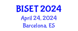 International Conference on Innovations in Science, Engineering & Technology (BISET) April 24, 2024 - Barcelona, Spain
