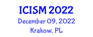 International Conference on Innovative and Smart Materials (ICISM) December 09, 2022 - Krakow, Poland