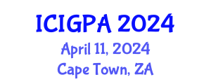 International Conference on Innovative Governance and Public Administration (ICIGPA) April 11, 2024 - Cape Town, South Africa