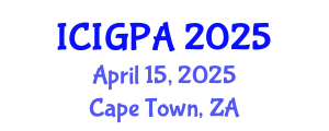 International Conference on Innovative Governance and Public Administration (ICIGPA) April 15, 2025 - Cape Town, South Africa