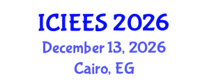 International Conference on Instructions and Effective Education Strategies (ICIEES) December 13, 2026 - Cairo, Egypt International Conference on Instructions and Effective Education Strategies (ICIEES) December 13, 2026 - Cairo, Egypt