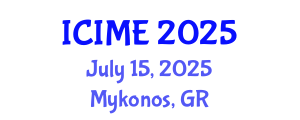 International Conference on Insurance Mathematics and Economics (ICIME) July 15, 2025 - Mykonos, Greece
