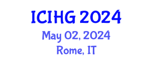International Conference on Integrated and Human Geography (ICIHG) May 02, 2024 - Rome, Italy