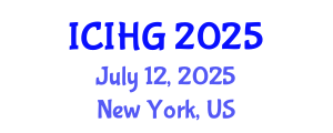International Conference on Integrated and Human Geography (ICIHG) July 12, 2025 - New York, United States