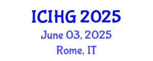 International Conference on Integrated and Human Geography (ICIHG) June 03, 2025 - Rome, Italy