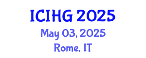 International Conference on Integrated and Human Geography (ICIHG) May 03, 2025 - Rome, Italy