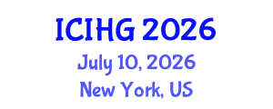 International Conference on Integrated and Human Geography (ICIHG) July 10, 2026 - New York, United States International Conference on Integrated and Human Geography (ICIHG) July 10, 2026 - New York, United States