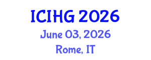 International Conference on Integrated and Human Geography (ICIHG) June 03, 2026 - Rome, Italy