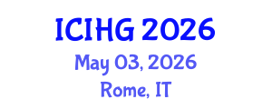 International Conference on Integrated and Human Geography (ICIHG) May 03, 2026 - Rome, Italy