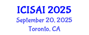 International Conference on Intelligence Systems and Artificial Intelligence (ICISAI) September 20, 2025 - Toronto, Canada