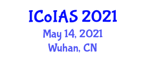 International Conference on Intelligent Autonomous Systems (ICoIAS) May 14, 2021 - Wuhan, China