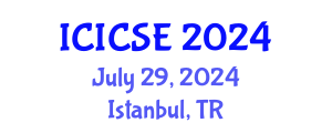 International Conference on Intelligent Control Systems Engineering (ICICSE) July 29, 2024 - Istanbul, Turkey