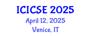 International Conference on Intelligent Control Systems Engineering (ICICSE) April 12, 2025 - Venice, Italy