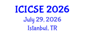 International Conference on Intelligent Control Systems Engineering (ICICSE) July 29, 2026 - Istanbul, Turkey