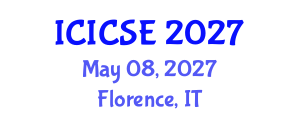 International Conference on Intelligent Control Systems Engineering (ICICSE) May 08, 2027 - Florence, Italy International Conference on Intelligent Control Systems Engineering (ICICSE) May 08, 2027 - Florence, Italy
