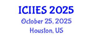 International Conference on Intelligent Information and Engineering Systems (ICIIES) October 25, 2025 - Houston, United States