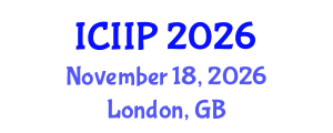 International Conference on Intelligent Information Processing (ICIIP) November 18, 2026 - London, United Kingdom