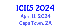 International Conference on Intelligent Information Systems (ICIIS) April 11, 2024 - Cape Town, South Africa