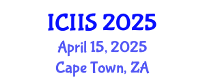 International Conference on Intelligent Information Systems (ICIIS) April 15, 2025 - Cape Town, South Africa