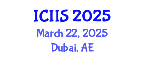International Conference on Intelligent Information Systems (ICIIS) March 22, 2025 - Dubai, United Arab Emirates
