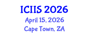 International Conference on Intelligent Information Systems (ICIIS) April 15, 2026 - Cape Town, South Africa