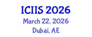 International Conference on Intelligent Information Systems (ICIIS) March 22, 2026 - Dubai, United Arab Emirates